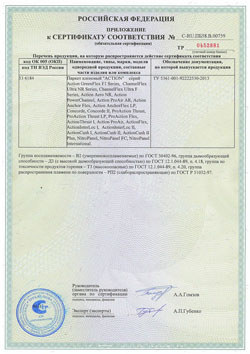 Сертификат противопожарной безопасности